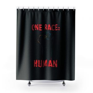 One Punch One Race Human Race Shower Curtains