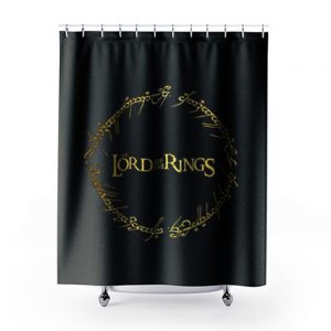 One ring and lord of the rings Shower Curtains