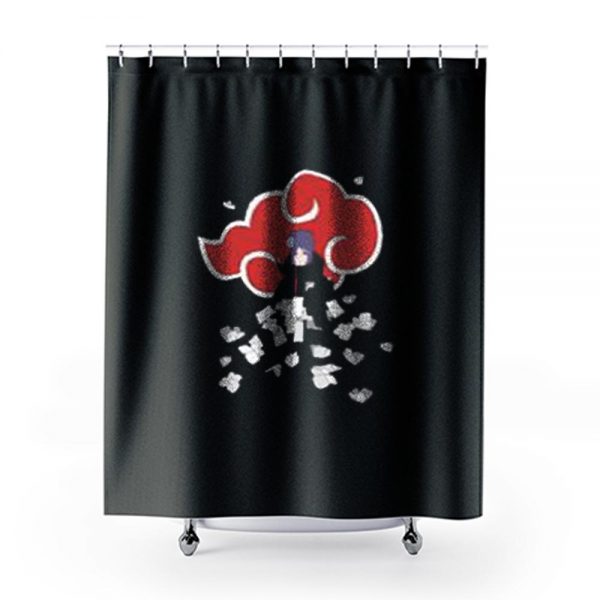 Origami Ninja Conan Akatsuki Shower Curtains