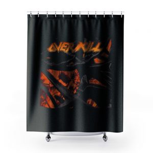 Over Kill Metal Band Shower Curtains