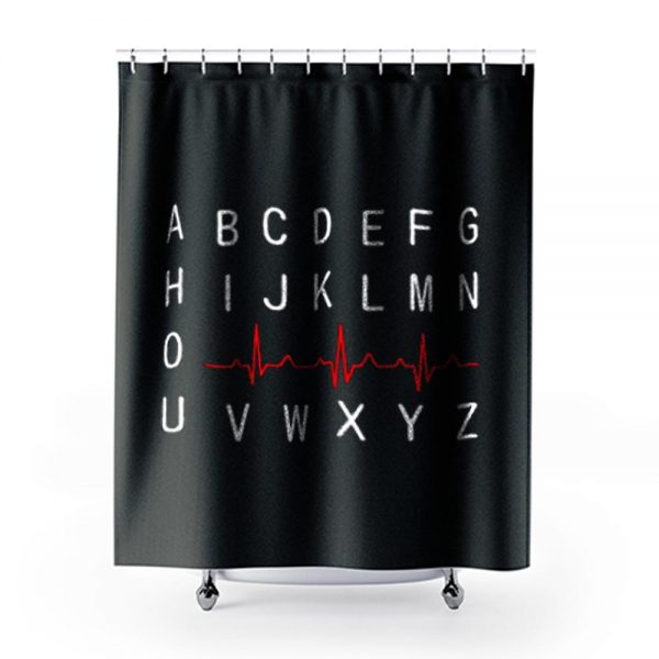 PQRST Nurse Appreciation Shower Curtains