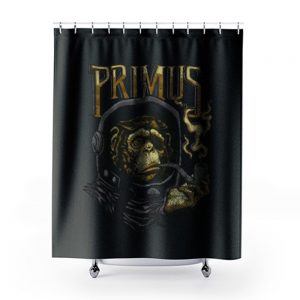 PRIMUS ASTRO MONKEY BLACK Shower Curtains