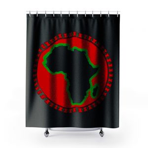 Pan African Egyptian Ankh African Shower Curtains