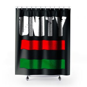 Pan African Unity Flag African Flag Shower Curtains