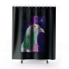 Peace Pigeon Space Shower Curtains