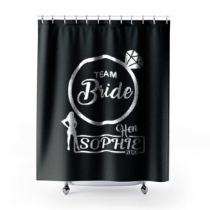 Personalised Team Bride The Bride Shower Curtains