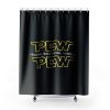 Pew Pew Shower Curtains