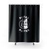 Pitter Patter Arch Logo Shower Curtains