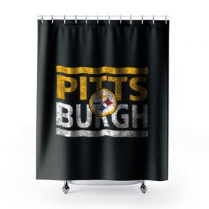Pittsburgh Steelers Run Shower Curtains
