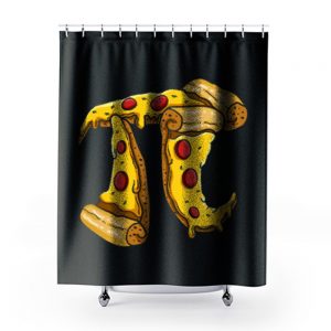 Pizza Pi Day 3 Shower Curtains