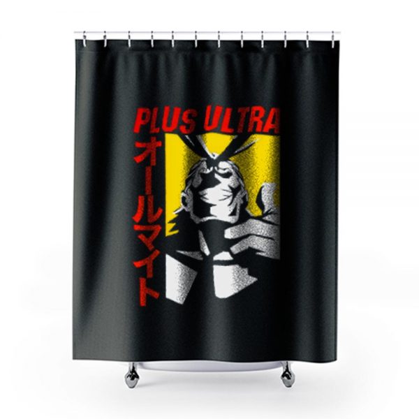Plus Ultra All Might My Hero Academia Shower Curtains