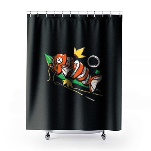 Pokemon Magikarp Sushi Shower Curtains