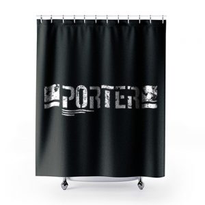 Porter Death Stranding Gaming Shower Curtains