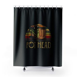 Pot Head Vintage Shower Curtains
