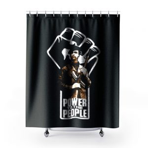 Power to The People Huey P Newton Shower Curtains
