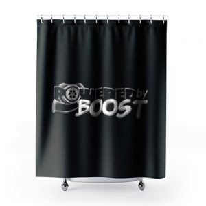 Powered By Boost Shower Curtains