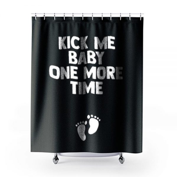 Pregnancy Announcement Baby Reveal Pregnant Shower Curtains