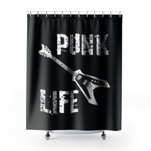 Punk Life Rocker Shower Curtains
