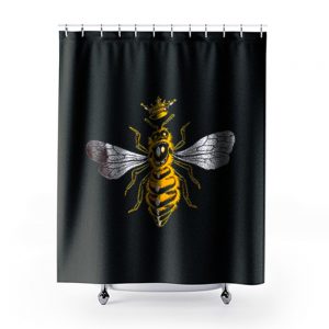 Queen Bee Cute Shower Curtains