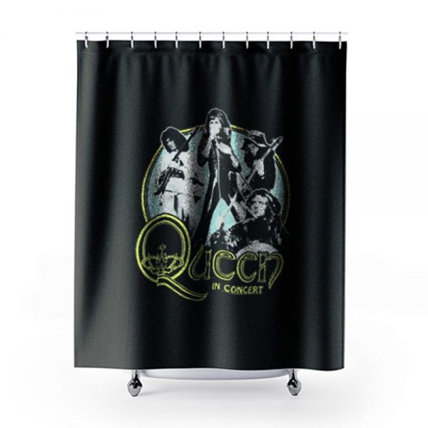 Queen In Concert Band Shower Curtains