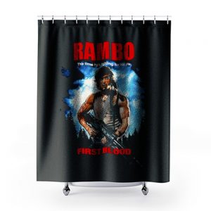 RAMBO FIRST BLOOD Shower Curtains