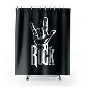 ROCK N ROLL Shower Curtains
