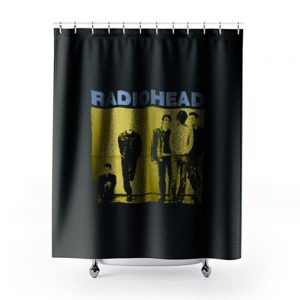 Radiohead Black Rock Band Shower Curtains