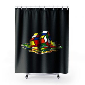 Rainbow Cube Shower Curtains