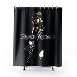 Randy Rhoads Hard Rock Guitarist Shower Curtains