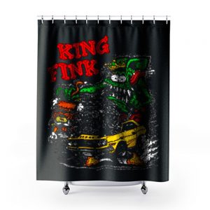 Rat Fink King Fink Shower Curtains