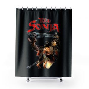 Red Sonja Shower Curtains