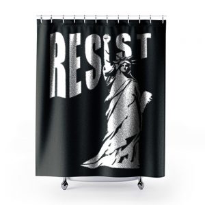 Resist Liberty Statue Shower Curtains