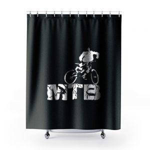 Ride Mountain Bike Shower Curtains