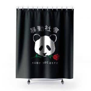 Riot Society Panda Shower Curtains