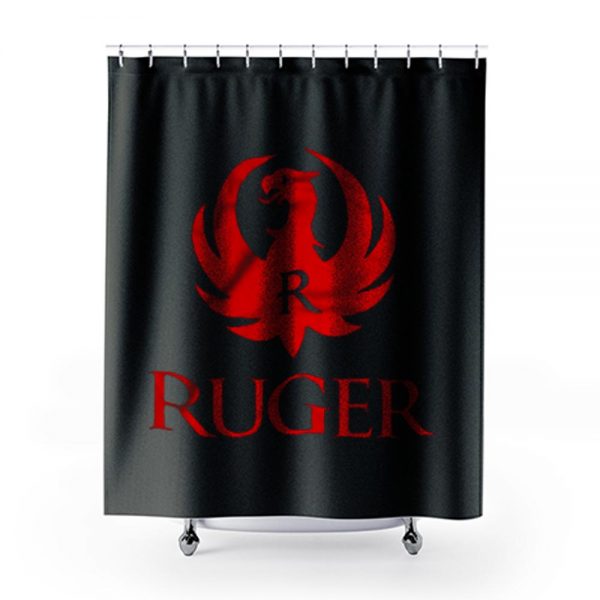 Ruger Pistols Riffle Shower Curtains