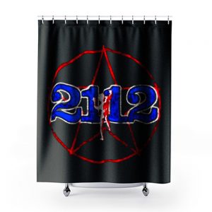 Rush 2112 Tour 1976 Brand New Authentic Rock Shower Curtains