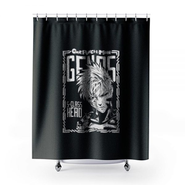 S Class Hero Genos One Punch Man Shower Curtains