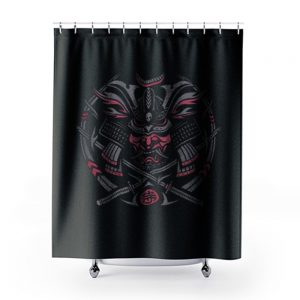 SAMURAI MASK Shower Curtains