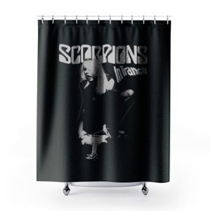 SCORPIONS IN TRANCE BLACK HARD ROCK UFO MICHAEL SCHENKER Shower Curtains