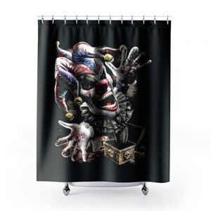 SPIRAL DIRECT JACK IN THE BOX Shower Curtains