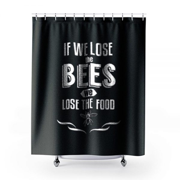 Save The Bees Shower Curtains
