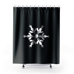 Schneeflocke Weihnachten Damen Shower Curtains