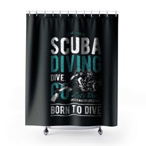 Scuba Diver Shower Curtains