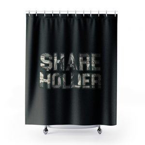 Share Holder Money Stocks Investors Traders Shower Curtains