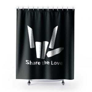 Share The Love 1 Shower Curtains