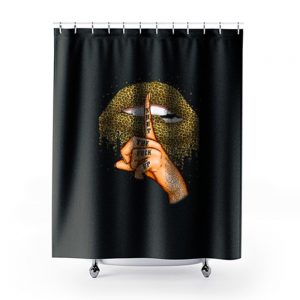 Shut The Fuck Up Lips Funny Gifts Shower Curtains