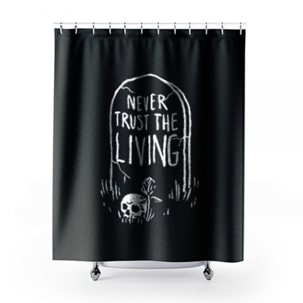 Skull Skeleton Coffin Grim Reaper Necklace Ring Shower Curtains