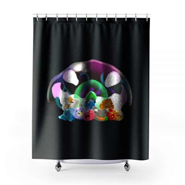 Slime Rancher Shower Curtains