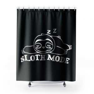 Sloth Mood Shower Curtains