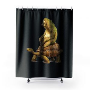 Sloth Tortoise Shower Curtains
